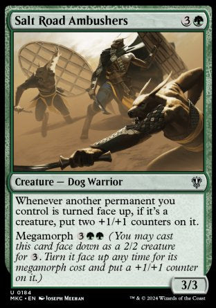 (184) Magic The Gathering Commander: Murders at Karlov Manor Single: Salt Road Ambushers  Uncommon