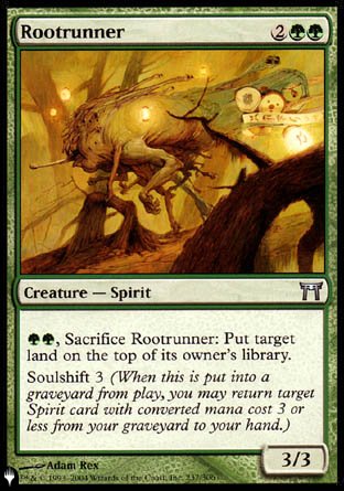 (237) Magic The Gathering The List Single: Rootrunner  Uncommon