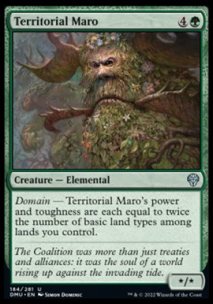 (184) Magic The Gathering Dominaria United Single: Territorial Maro  Uncommon