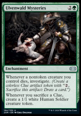 (184/332) Magic The Gathering Double Masters Single: Ulvenwald Mysteries Holo Uncommon
