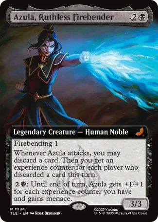 (184) Magic The Gathering Magic: The Gathering | Avatar: The Last Airbender: Eternal Single: Azula, Ruthless Firebender (V.2)  Mythic