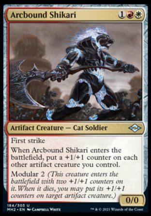 (184) Magic The Gathering Modern Horizons 2 Single: Arcbound Shikari  Uncommon