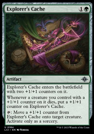 (184) Magic The Gathering The Lost Caverns of Ixalan Single: Explorer's Cache Holo Uncommon