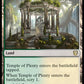 (185) Magic The Gathering Commander: Innistrad: Midnight Hunt Single: Temple of Plenty Holo Rare