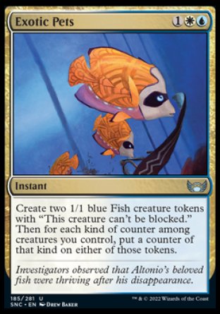 (185) Magic The Gathering Streets of New Capenna Single: Exotic Pets  Uncommon