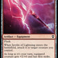 (185) Magic The Gathering Commander Legends: Battle for Baldur's Gate Single: Javelin of Lightning Holo Common