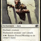 (185) Magic The Gathering Jumpstart 2022 Single: Forced Worship  Common
