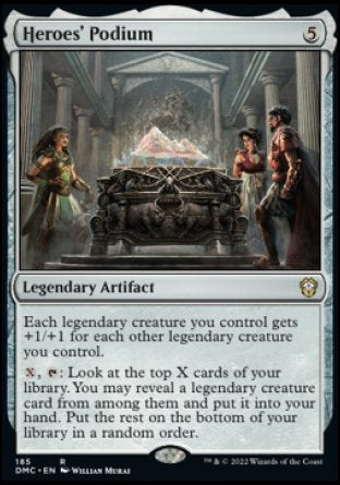 (185) Magic The Gathering Commander: Dominaria United Single: Heroes' Podium  Rare