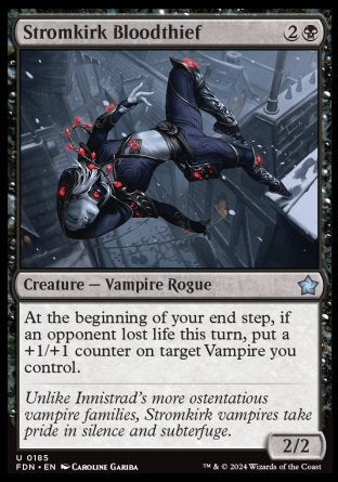 (185) Magic The Gathering Magic: The Gathering Foundations Single: Stromkirk Bloodthief  Uncommon