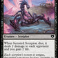 (185) Magic The Gathering Commander Masters Single: Serrated Scorpion Holo Common