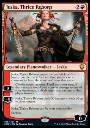 (186/361) Magic The Gathering Commander Legends Single: Jeska, Thrice Reborn  Mythic