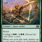(186) Magic The Gathering Aetherdrift Single: Webstrike Elite Holo Rare