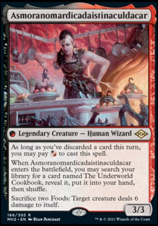 (186) Magic The Gathering Modern Horizons 2 Single: Asmoranomardicadaistinaculdacar  Rare