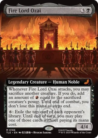 (186) Magic The Gathering Magic: The Gathering | Avatar: The Last Airbender: Eternal Single: Fire Lord Ozai (V.2)  Mythic