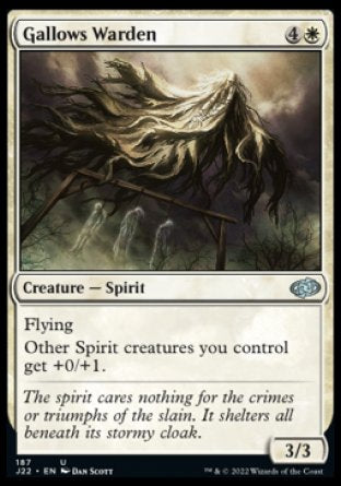 (187) Magic The Gathering Jumpstart 2022 Single: Gallows Warden  Uncommon