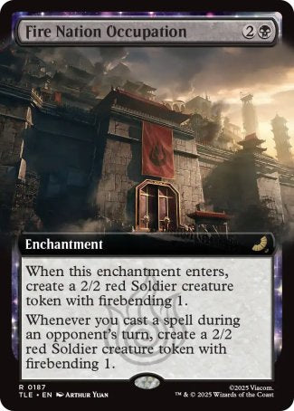 (187) Magic The Gathering Magic: The Gathering | Avatar: The Last Airbender: Eternal Single: Fire Nation Occupation (V.2) Holo Rare