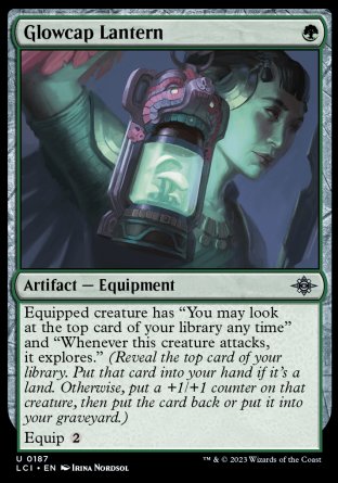 (187) Magic The Gathering The Lost Caverns of Ixalan Single: Glowcap Lantern Holo Uncommon