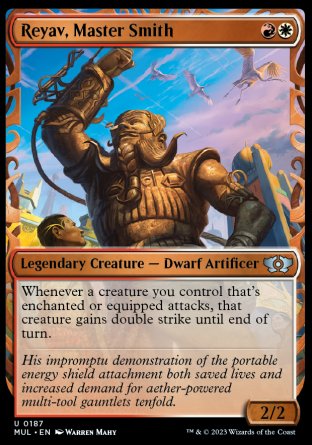 (187) Magic The Gathering Multiverse Legends Single: Reyav, Master Smith (V.4)  Uncommon