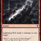 (187) Magic The Gathering Commander Legends: Battle for Baldur's Gate Single: Lightning Bolt Holo Common