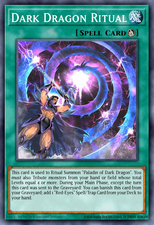 (070) YuGiOh TCG DLCS: Dragons of Legend: The Complete Series Single: Dark Dragon Ritual  Common