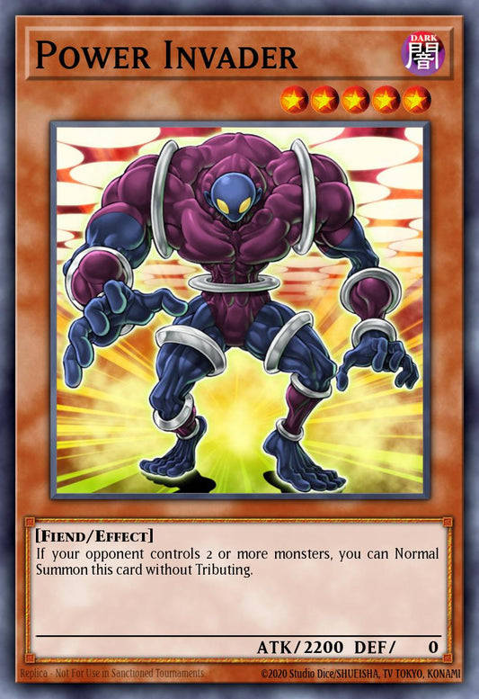 (009) YuGiOh TCG ABPF: Absolute Powerforce Single: Power Invader  Common