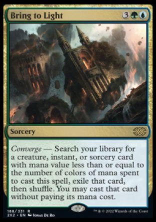 (188) Magic The Gathering Double Masters 2022 Single: Bring to Light Holo Rare