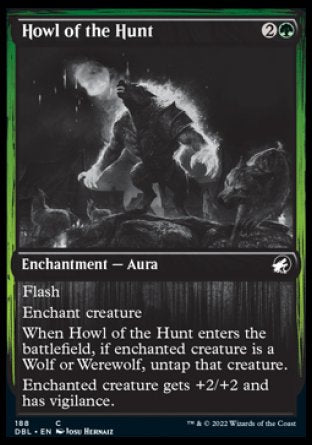 (188) Magic The Gathering Innistrad: Double Feature Single: Howl of the Hunt  Common