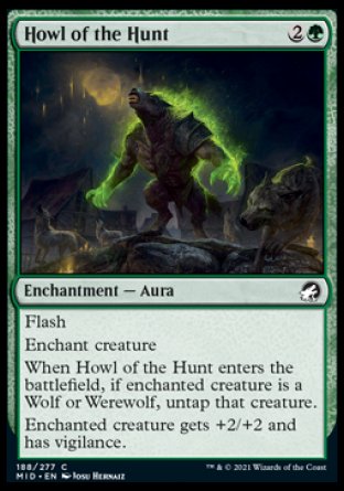 (188) Magic The Gathering Innistrad: Midnight Hunt Single: Howl of the Hunt  Common