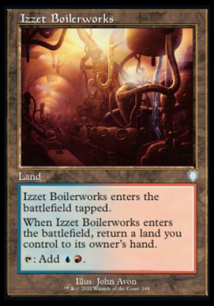 (188) Magic The Gathering Commander: The Brothers' War Single: Izzet Boilerworks  Uncommon