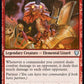 (188/361) Magic The Gathering Commander Legends Single: Kediss, Emberclaw Familiar Holo Uncommon