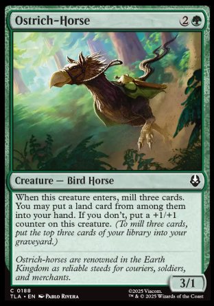 (188) Magic The Gathering Magic: The Gathering | Avatar: The Last Airbender Single: Ostrich-Horse Holo Common