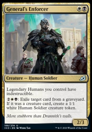 (188/274) Magic The Gathering Ikoria: Lair of Behemoths Single: General's Enforcer Holo Uncommon