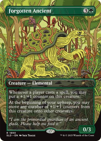 (1890) Magic The Gathering Secret Lair Drop Series Single: Forgotten Ancient Holo Rare