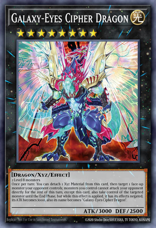 (044) YuGiOh TCG MP24: 25th Anniversary Tin: Dueling Mirrors Single: Galaxy-Eyes Cipher Dragon  Quarter Century Secret Rare
