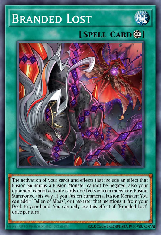 (110) YuGiOh TCG BLTR: Battles of Legend: Terminal Revenge Single: Branded Lost  Ultra Rare
