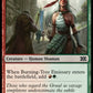 (189) Magic The Gathering Double Masters 2022 Single: Burning-Tree Emissary Holo Common