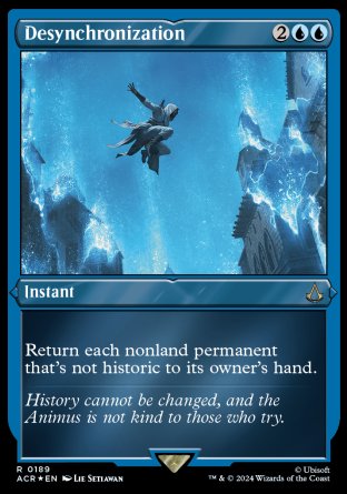 (189) Magic The Gathering Universes Beyond: Assassin's Creed: Extras Single: Desynchronization (V.2)  Holo Rare