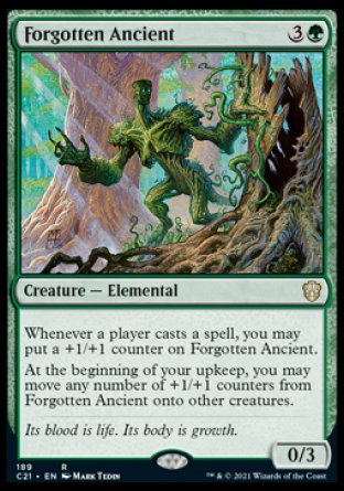 (189) Magic The Gathering Commander: Strixhaven Single: Forgotten Ancient  Rare