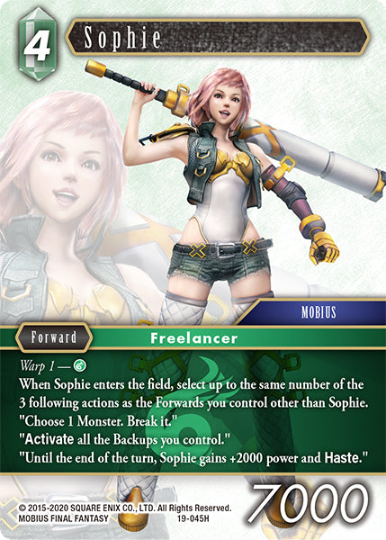 (045) Final Fantasy TCG From Nightmares Single: Sophie (19-045)  Hero