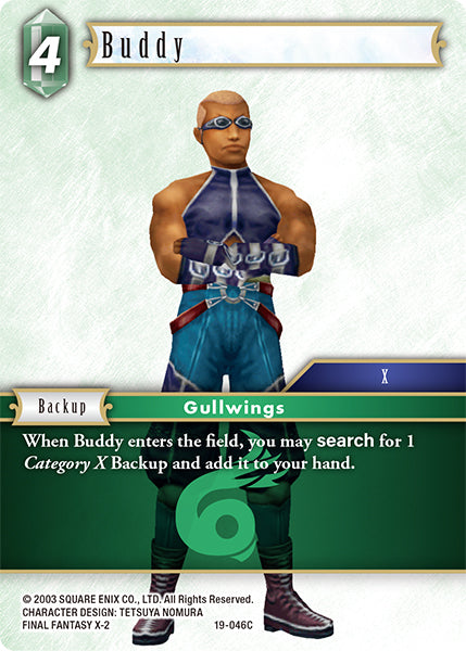 (046) Final Fantasy TCG From Nightmares Single: Buddy (19-046) Holo Common