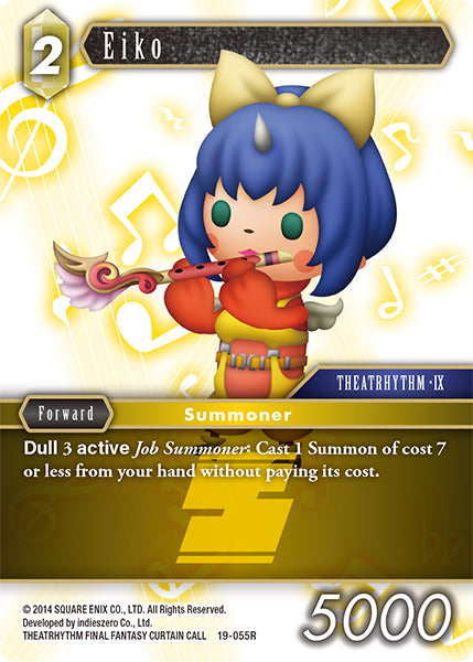 (055) Final Fantasy TCG From Nightmares Single: Eiko (19-055) Holo Rare