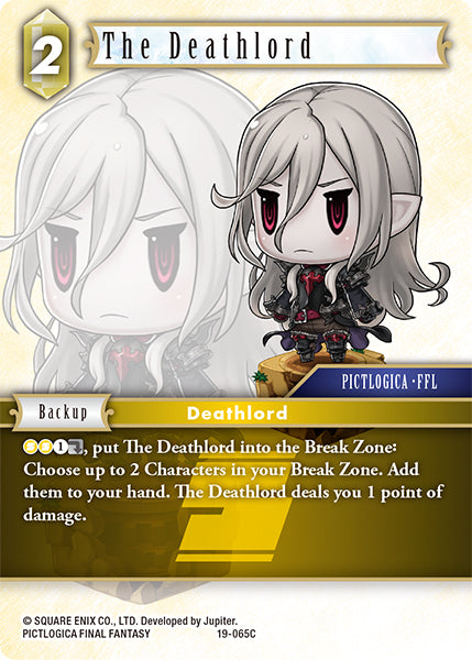 (065) Final Fantasy TCG From Nightmares Single: The Deathlord (19-065) Holo Common