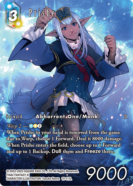 (111) Final Fantasy TCG From Nightmares Single: Prishe (19-111) (V.2) Holo Legend