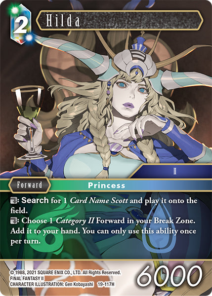 (117) Final Fantasy TCG From Nightmares Single: Hilda (19-117) (V.1)  Hero