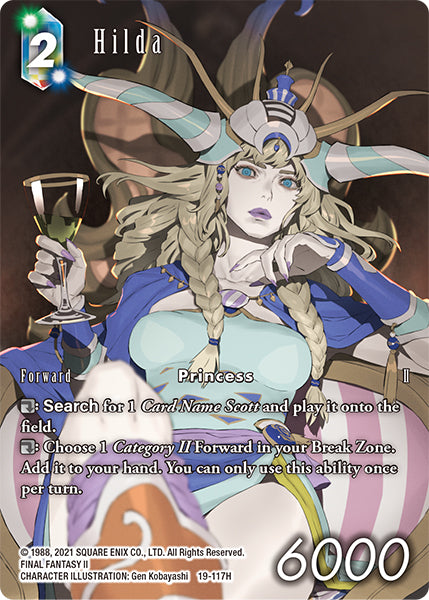 (117) Final Fantasy TCG From Nightmares Single: Hilda (19-117) (V.2) Holo Hero