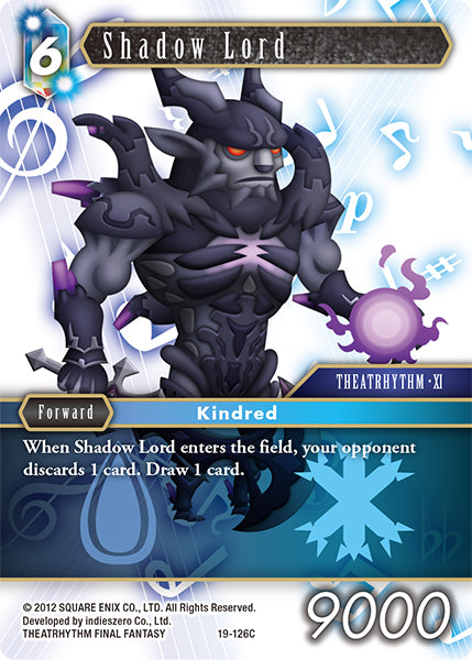 (126) Final Fantasy TCG From Nightmares Single: Shadow Lord (19-126)  Common