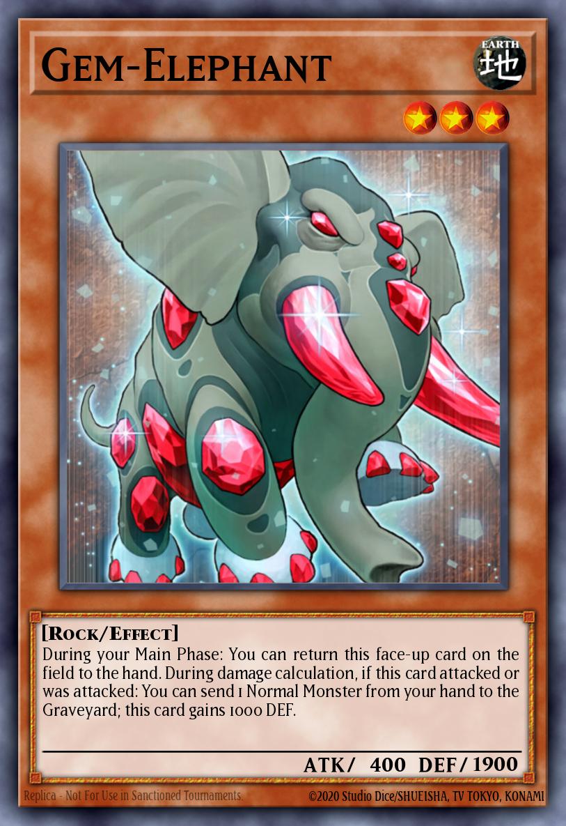 (112) YuGiOh TCG BLMM: Battles of Legend: Monster Mayhem Single: Gem-Elephant  Ultra Rare