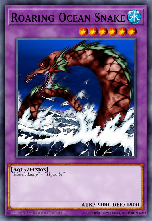 (020) YuGiOh TCG MRD: Metal Raiders Single: Roaring Ocean Snake (V.1 - Common)  Common