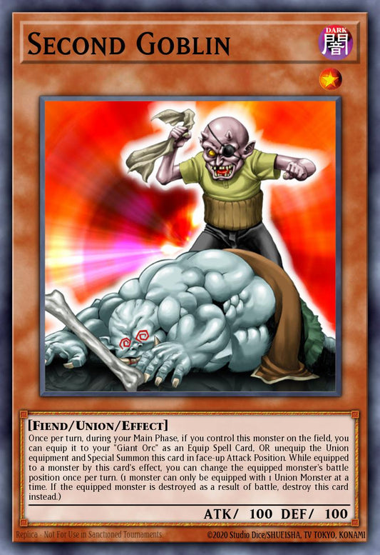 (013) YuGiOh TCG MFC: Magician's Force Single: Second Goblin  Common