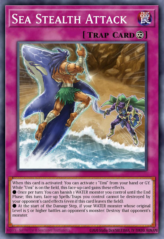 (018) YuGiOh TCG LEDU: Legendary Duelists Single: Sea Stealth Attack  Rare